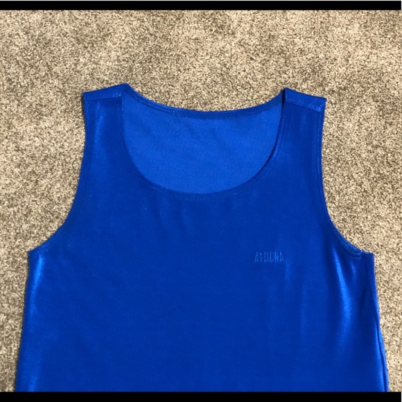 Athena Collection Dress Size S Royal Blue Stretchy Summer Colorful Casual Party - Picture 3 of 10